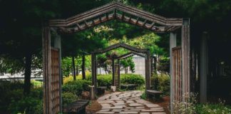 Discovering-The-Allure-Of-A-Flower-Adorned-Wooden-Garden-Arbour-On-LifeHack