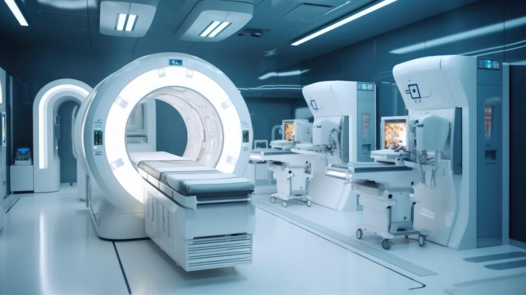 open MRI machine image